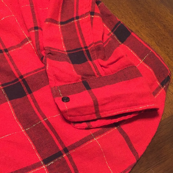 Flannel long sleeve top - Picture 3 of 4